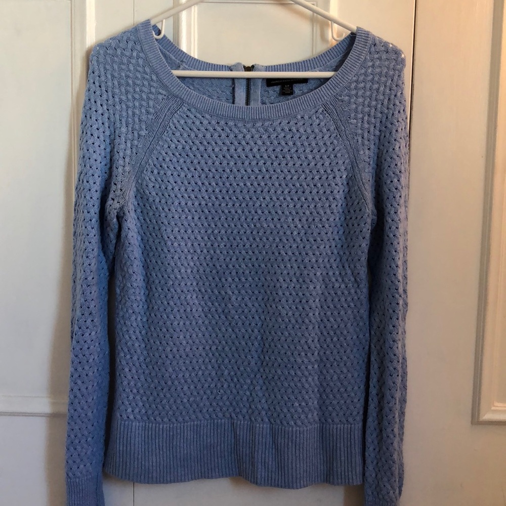 Light blue American eagle sweater